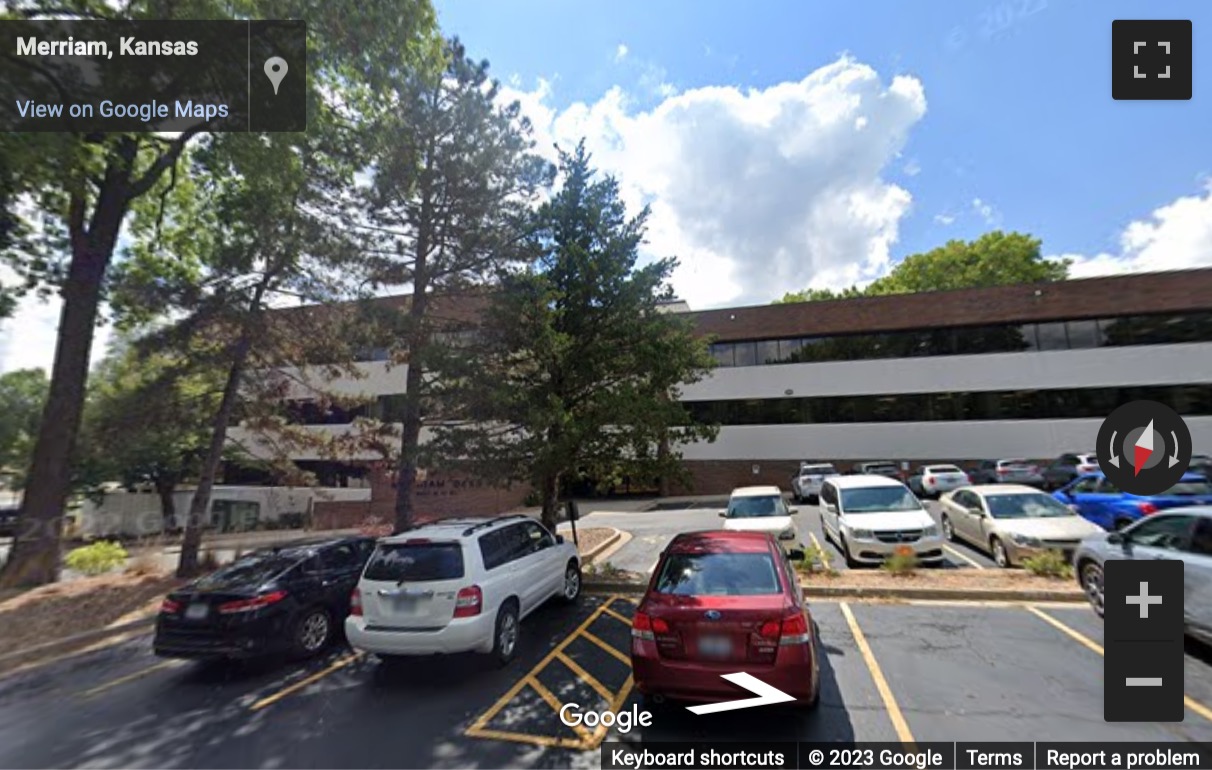 Street View image of 8500 Shawnee Mission Parkway, Suite 150, Merriam, KS, Mission, Texas