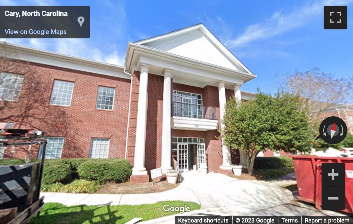 Street View image of 150 Preston Executive Dr, Cary, North Carolina