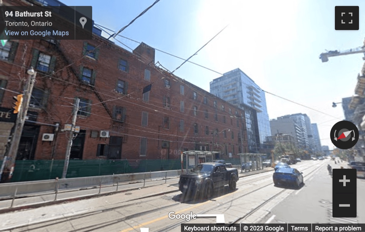 Street View image of 73 Bathurst Street, 4th floor, Toronto, Ontario