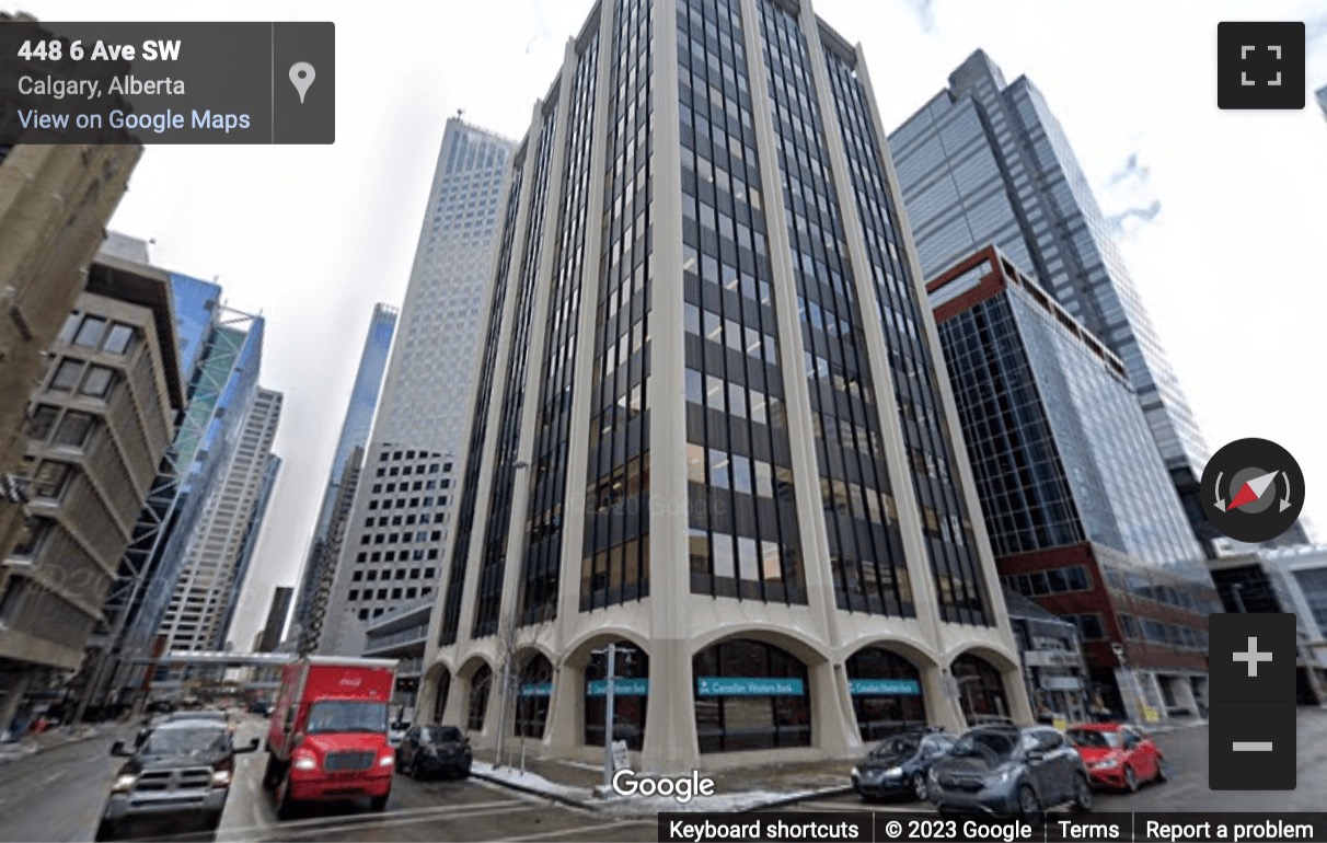 Street View image of 606 4th Street Southwest, 11th floor, Calgary, Alberta