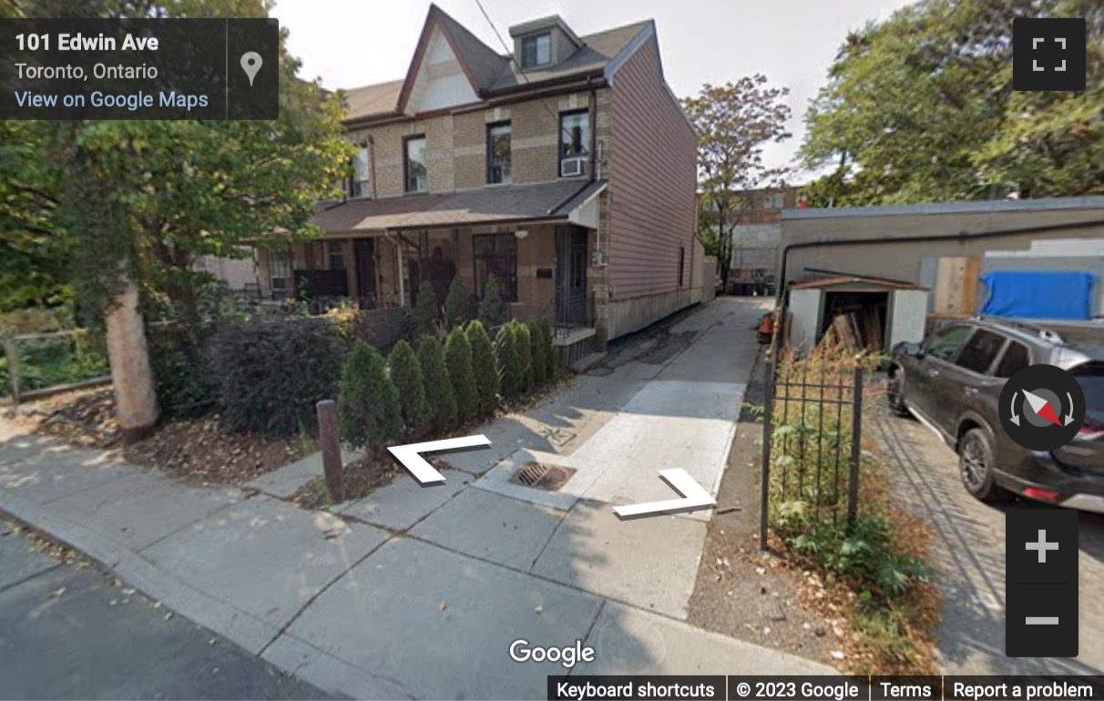 Street View image of 1655 Dupont Street, Suite 101, Toronto, Ontario