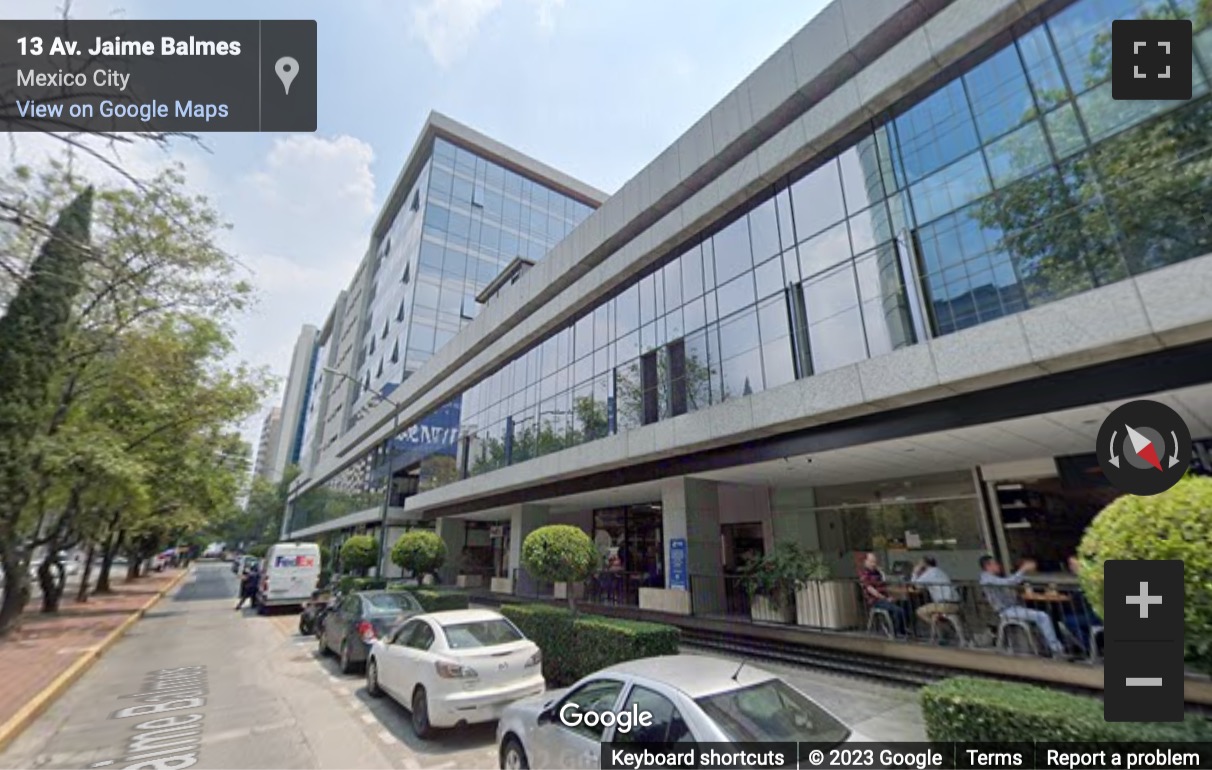 Street View image of Jaime Balmes 11, Torre A, Piso 1, Polanco, Mexico City