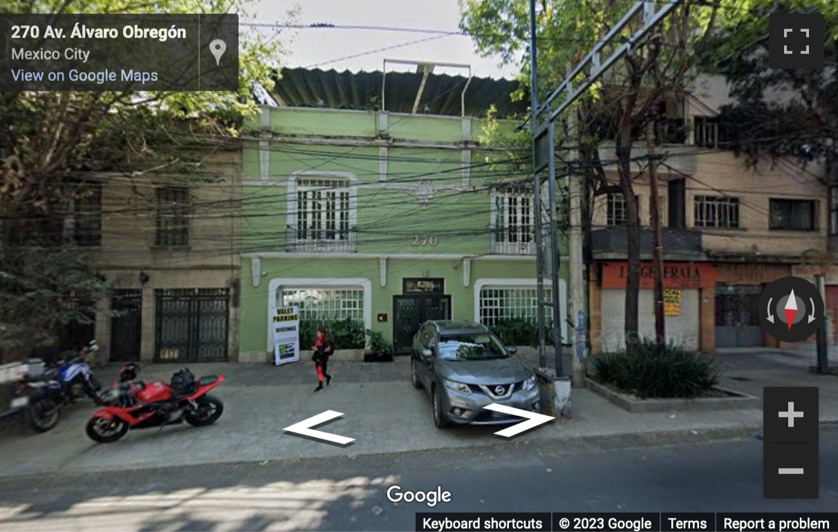 Street View image of Alvaro Obregón 270, Mexico City