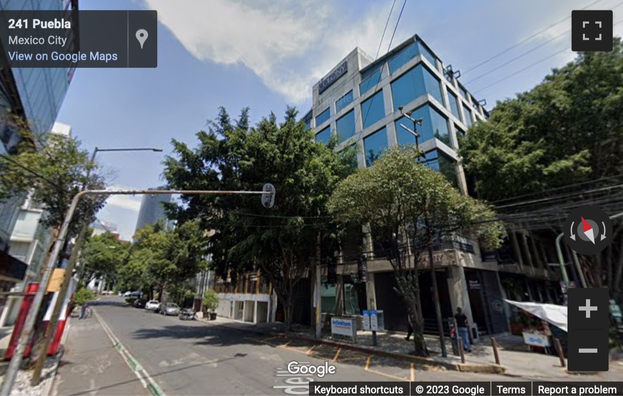 Street View image of Puebla 237, Roma Nte, Ciudad de México, CDMX, Mexico City