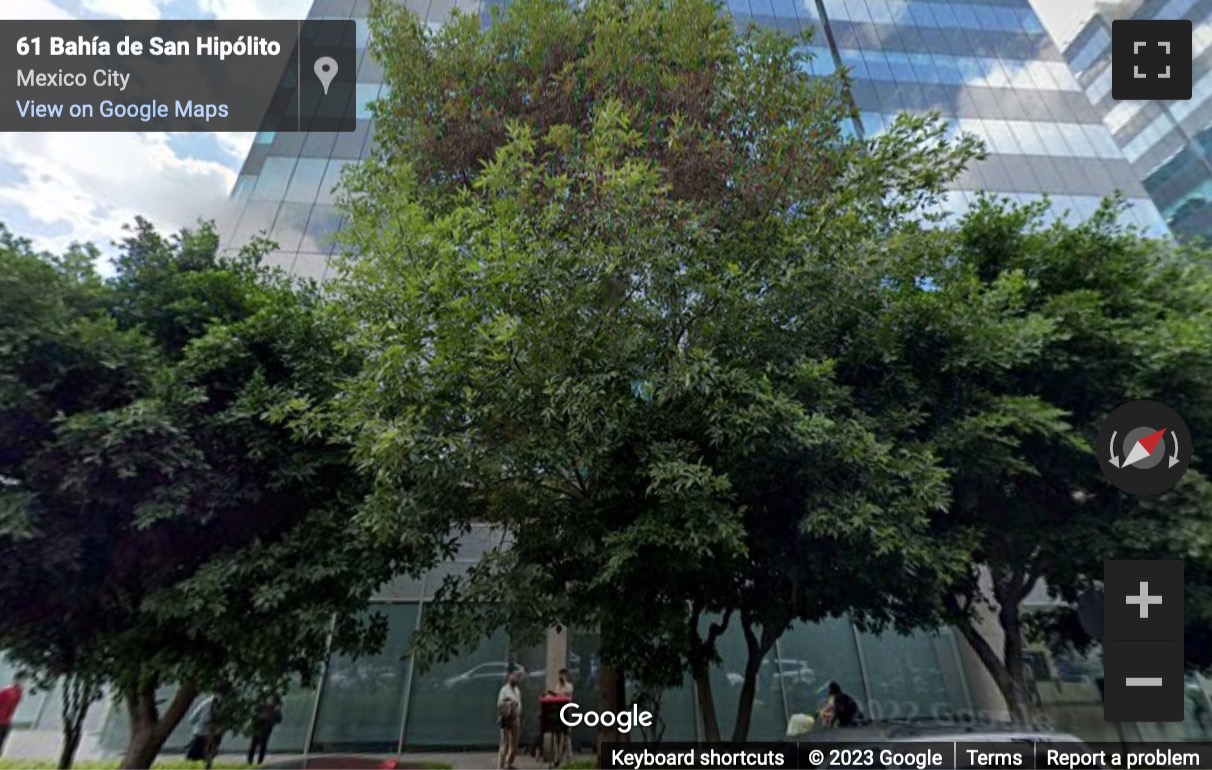 Street View image of Lago Alberto No. 442, Torre A, Piso 5, Col. Anzures, Miguel Hidalgo, Ciudad de México, Mexico City