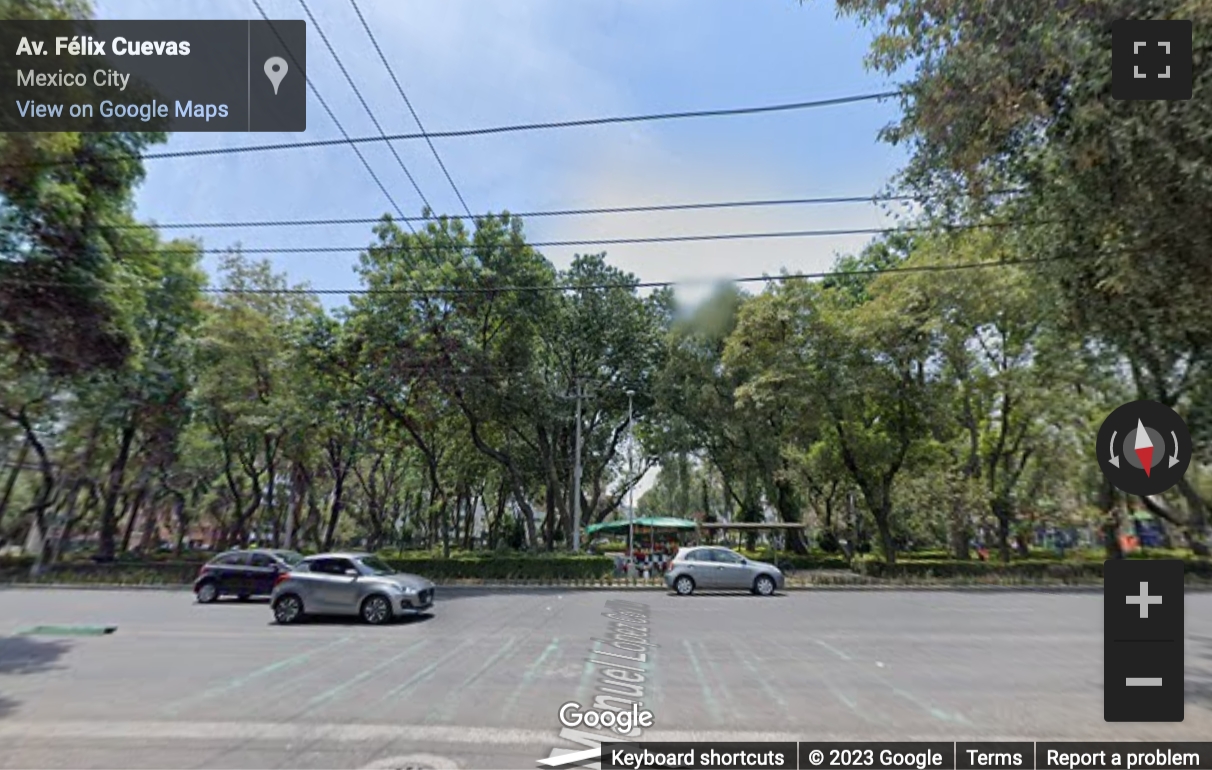 Street View image of Gabriel Mancera, Col. Del Valle Centro, Mexico City