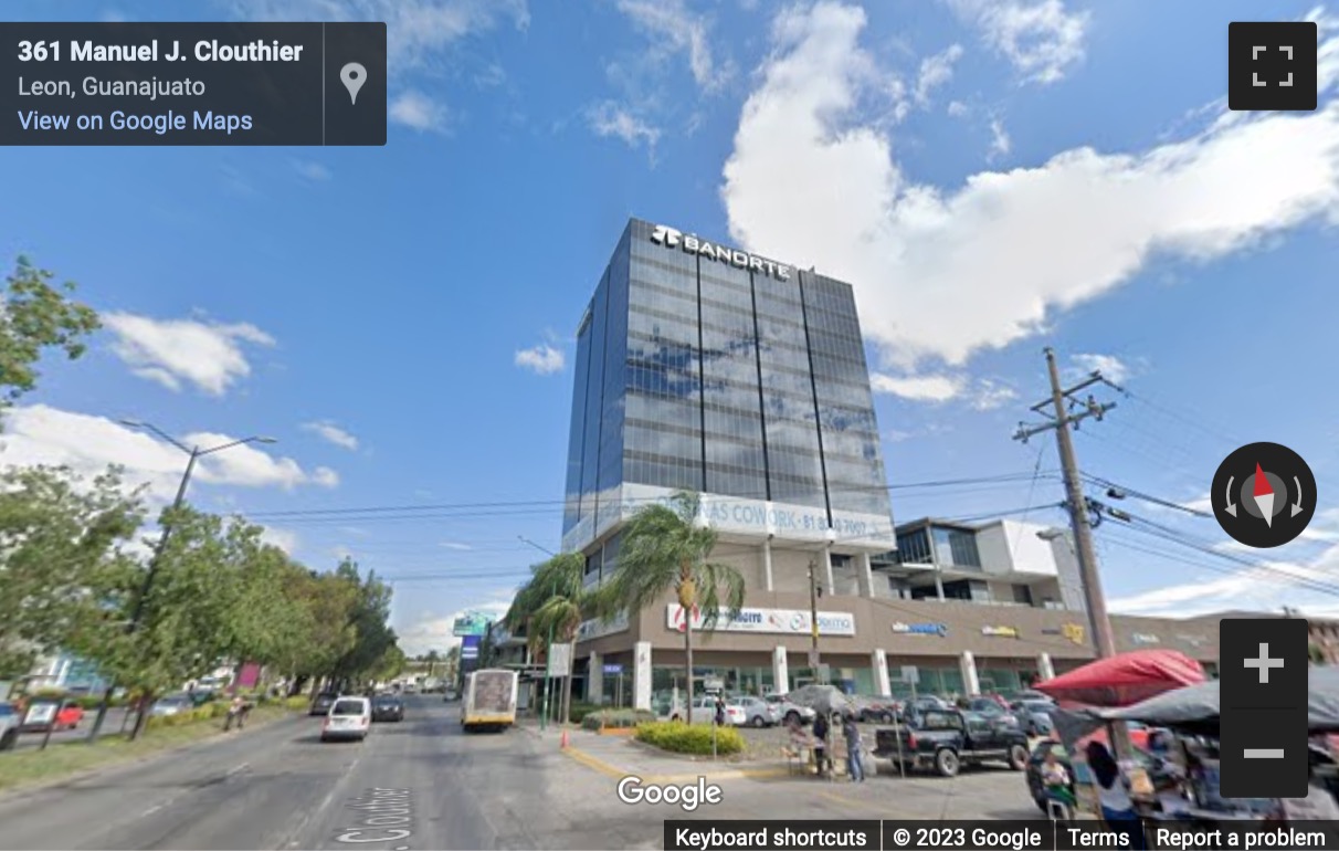 Street View image of Boulevard Manuel J. Clouthier 304, Jardines del Campestre, Leon, Guanajuato