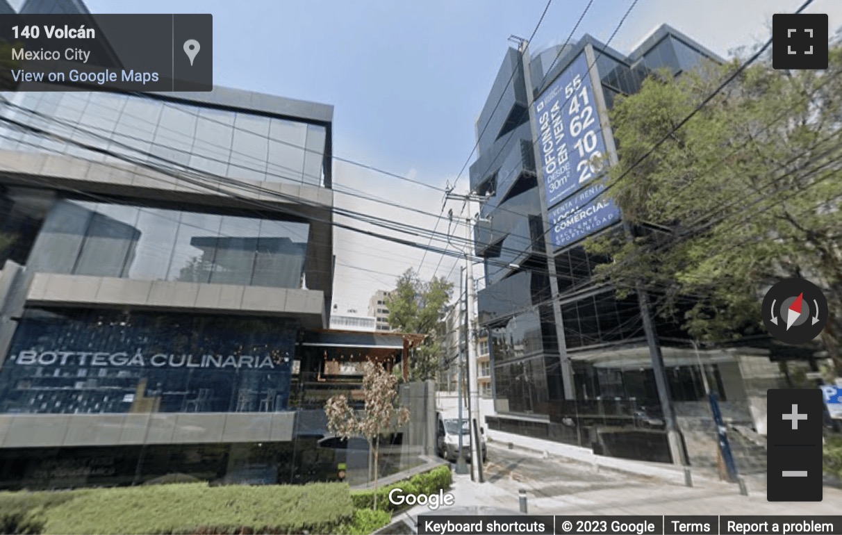 Street View image of Volcán 150, Lomas, Virreyes, Lomas de Chapultepec III Sección, Mexico City