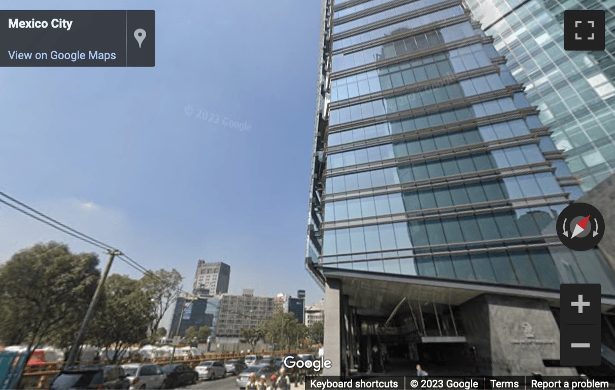 Street View image of Paseo de la Reforma 509, Cuauhtémoc, Mexico City