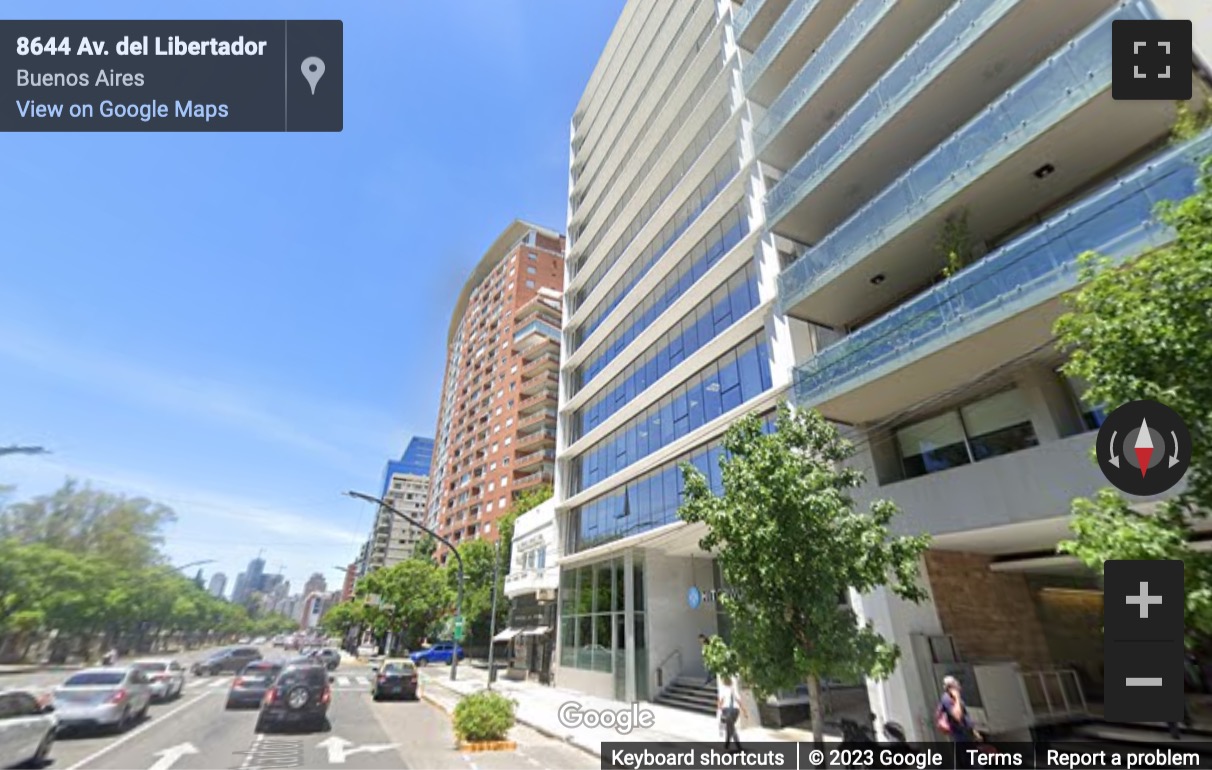 Street View image of Avenida Libertador 8620, Nuñez, Buenos Aires