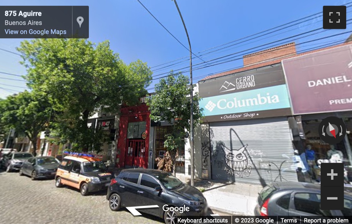 Street View image of Aguirre 864, Villa Crespo, Buenos Aires