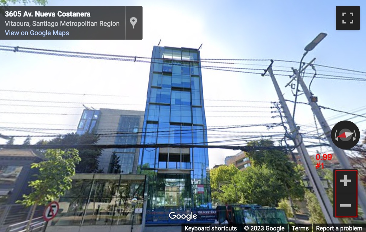 Street View image of Nueva Costanera 3605, Vitacura, Santiago