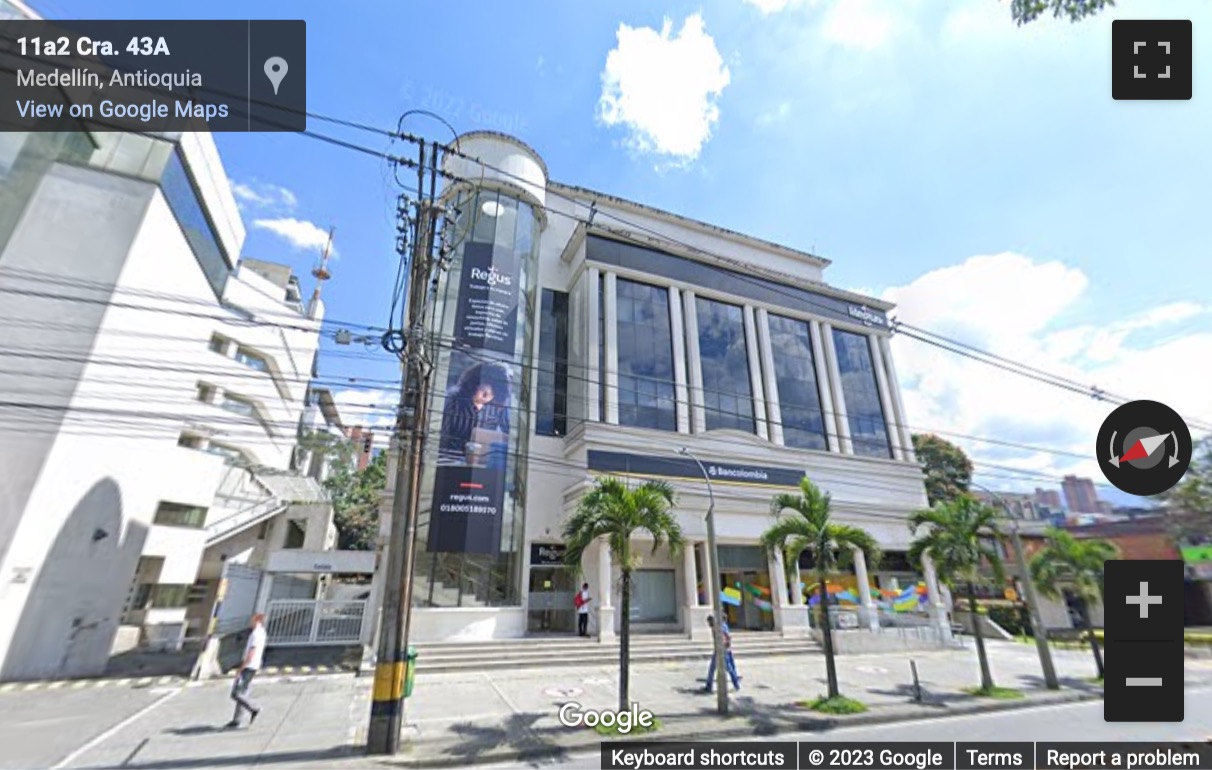 Street View image of Cra 43 A No. 11 No. 44 Floors 2, 3, 4, Medellín