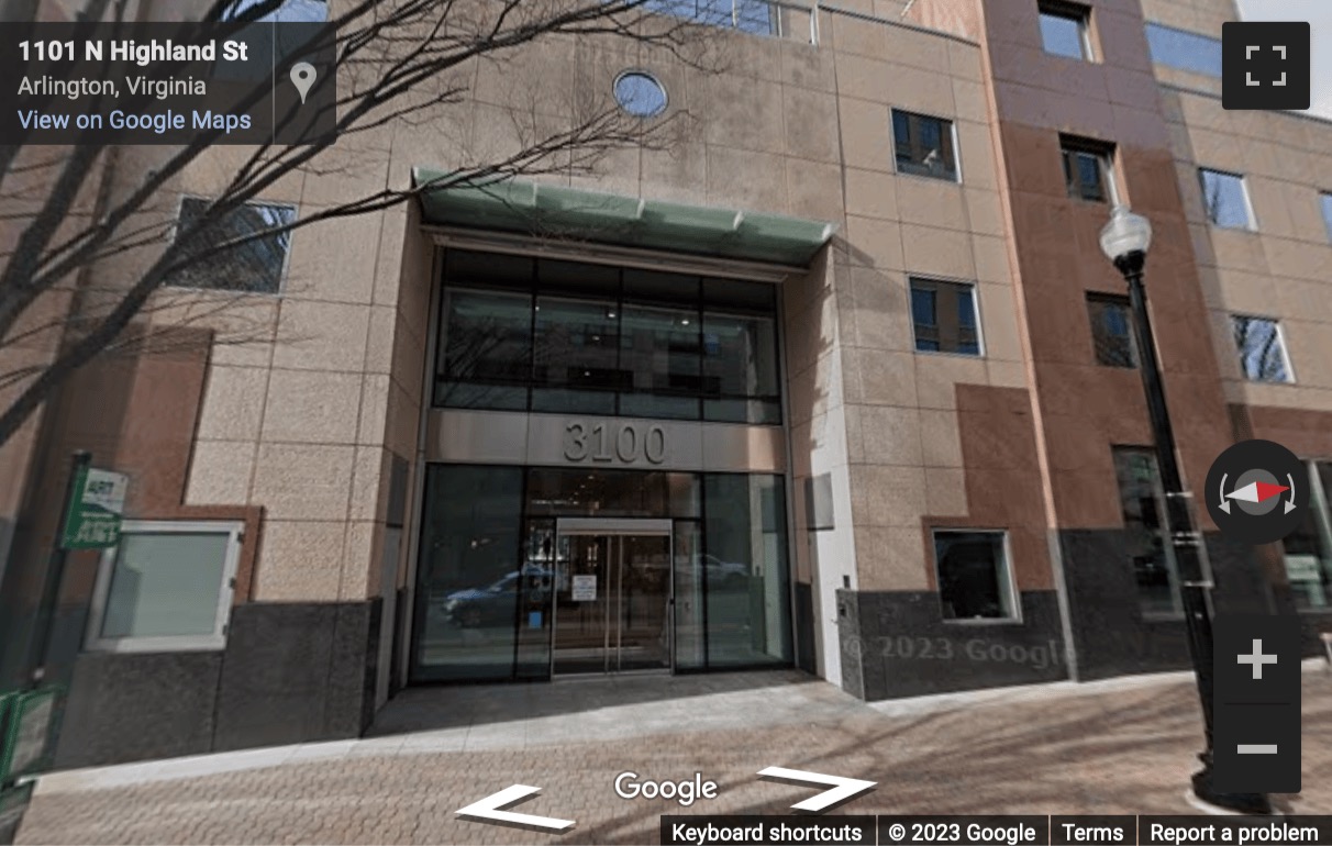 Street View image of 3100 Clarendon Boulevard, 2nd Floor, Arlington (Virginia)