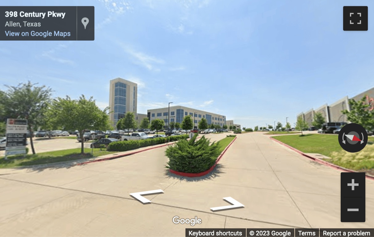 Street View image of 450 Century Pkwy, Ste 250, Allen, Texas