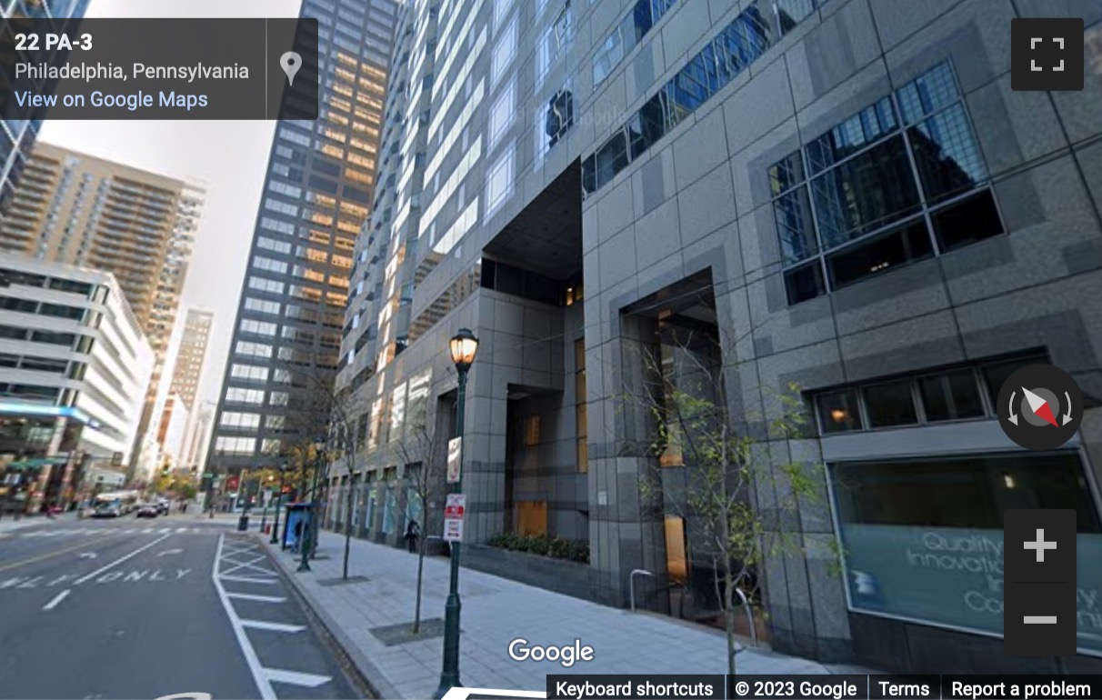 Street View image of 2001 Market Street, Philadelphia, Pennsylvania