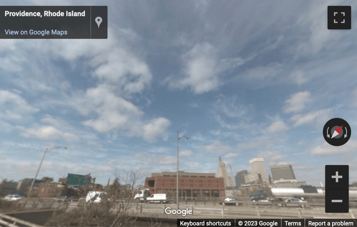 Street View image of 225 Dyer Street, Providence, Rhode Island