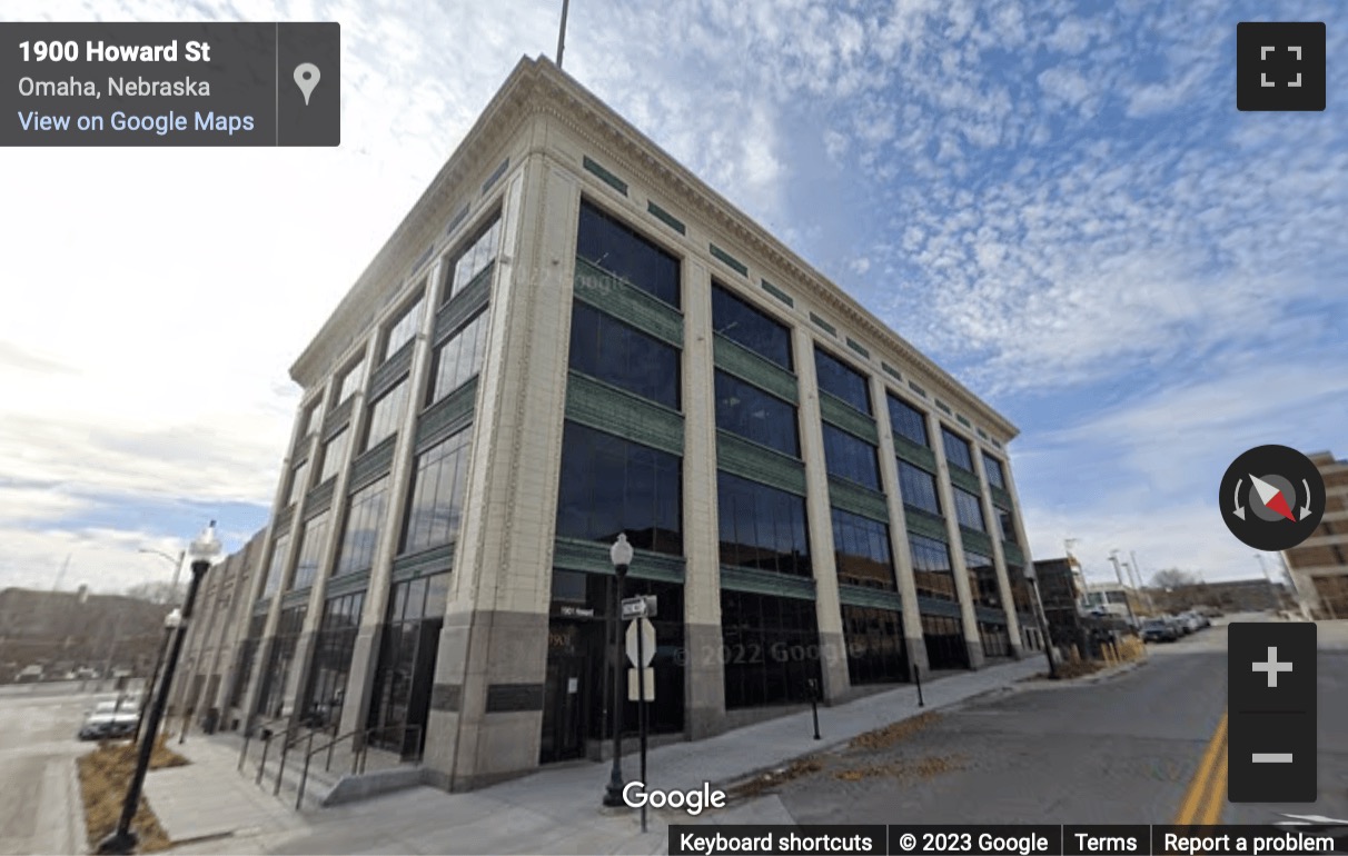 Street View image of 1901 Howard Street, Omaha, Nebraska