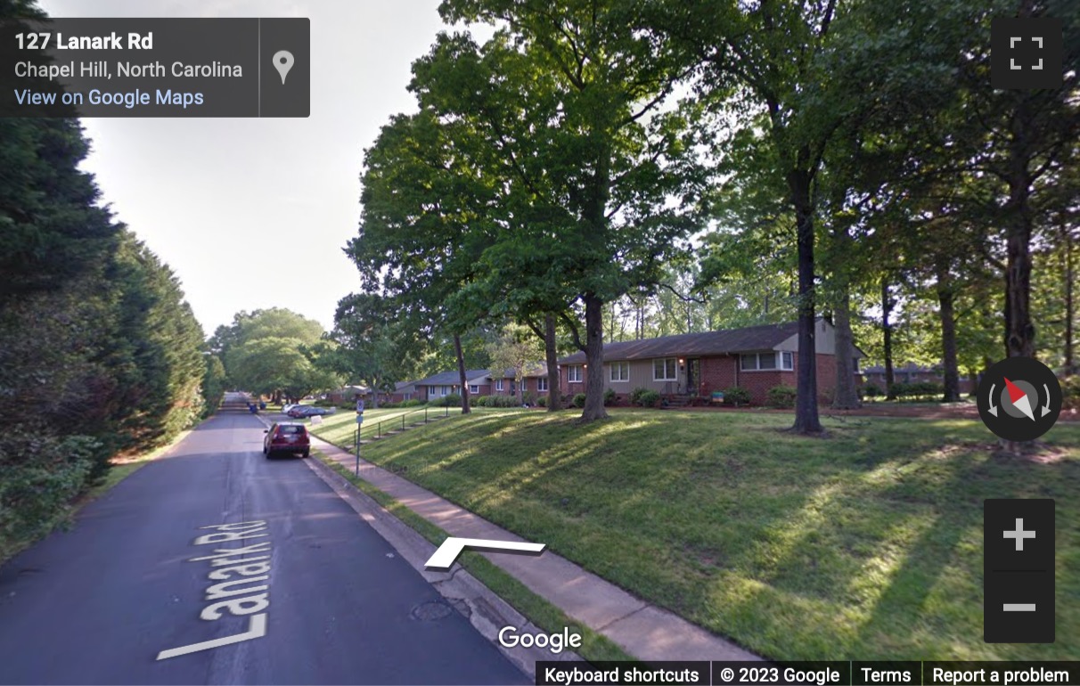 Street View image of 101 Glen Lennox, 3rd Floor, Chapel Hill, North Carolina