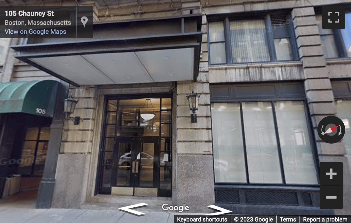 Street View image of 99 Chauncy Street, Boston, Massachusetts