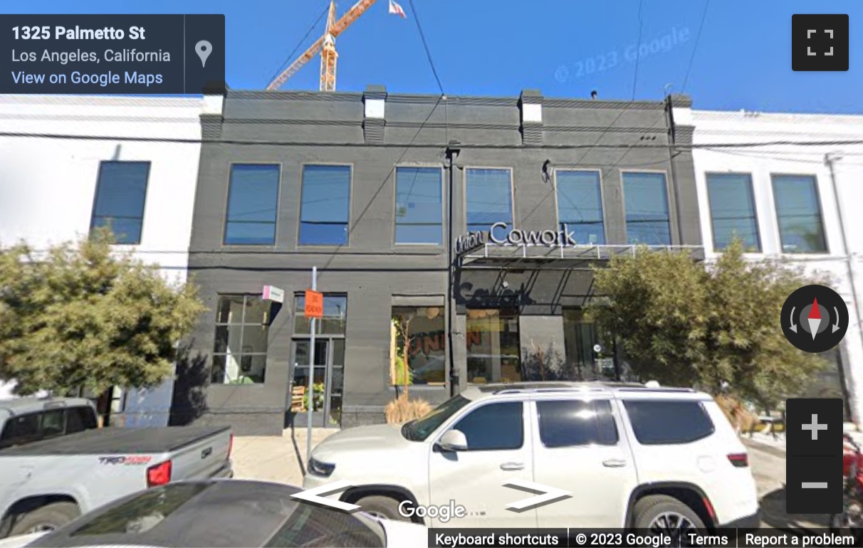 Street View image of 1325 Palmetto Street, Los Angeles, California