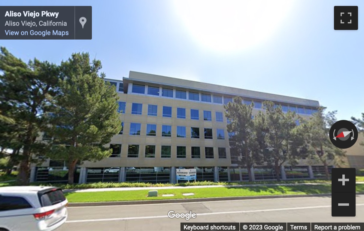 Street View image of (AV1) 120 Vantis Drive, Suite 300, Aliso Viejo, California