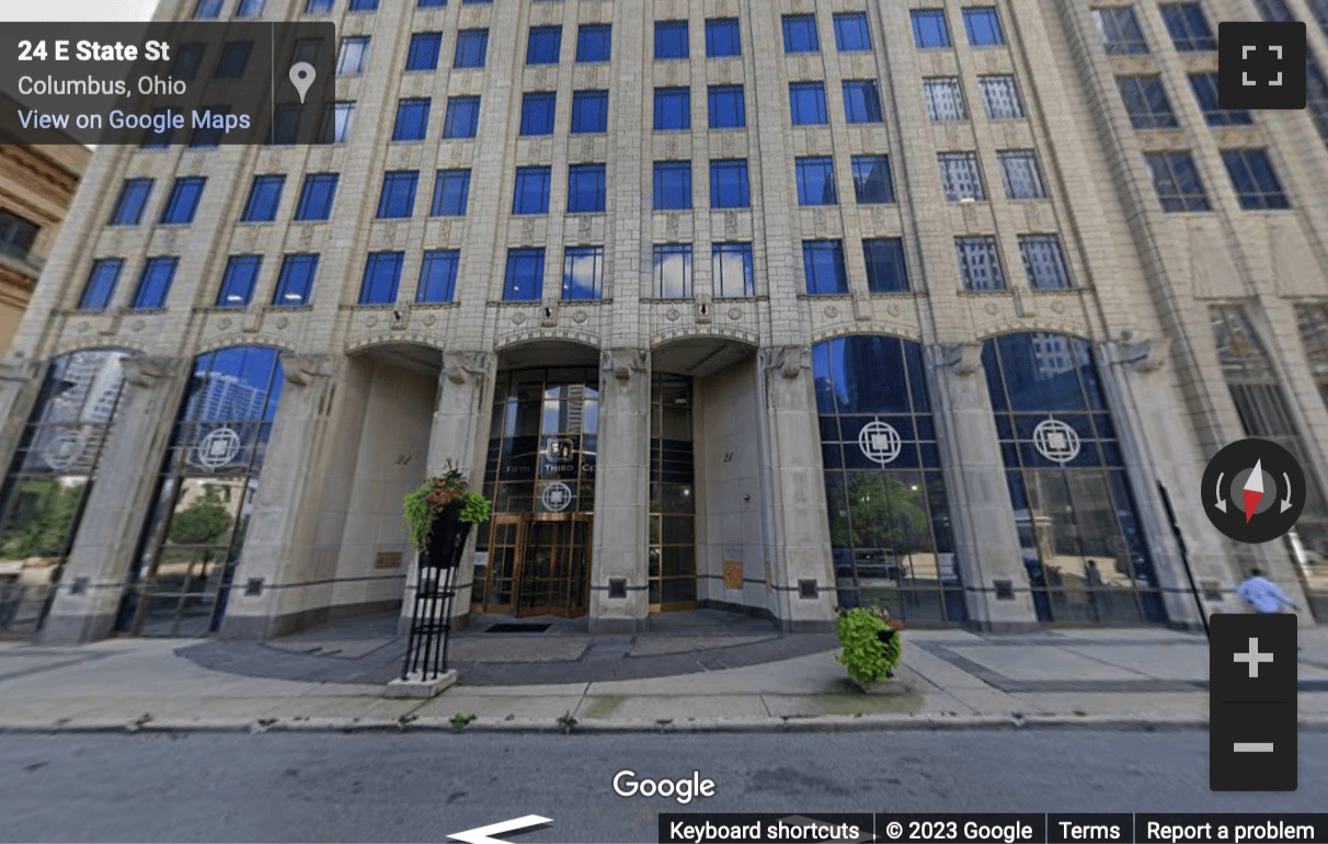 Street View image of 21 East State Street, Columbus (Ohio)