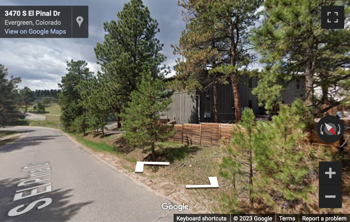 Street View image of 3540 Evergreen Parkway, Evergreen, Colorado