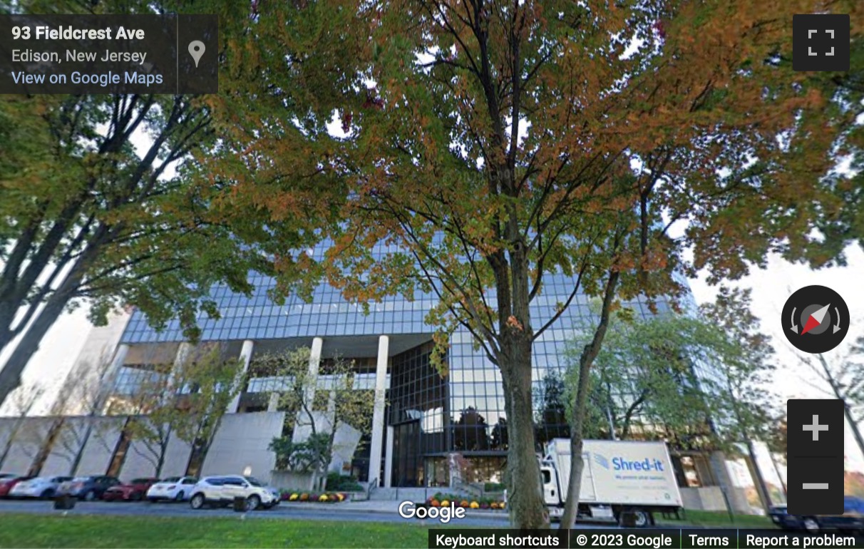 Street View image of 110 Fieldcrest Avenue, Raritan Plaza I, Edison, New Jersey