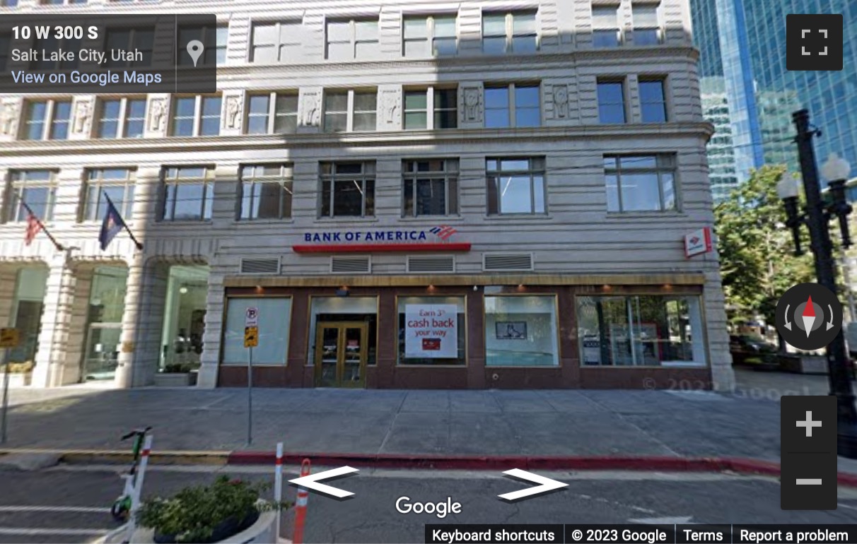 Street View image of Clift Building, 10 West Broadway, Salt Lake City, Utah