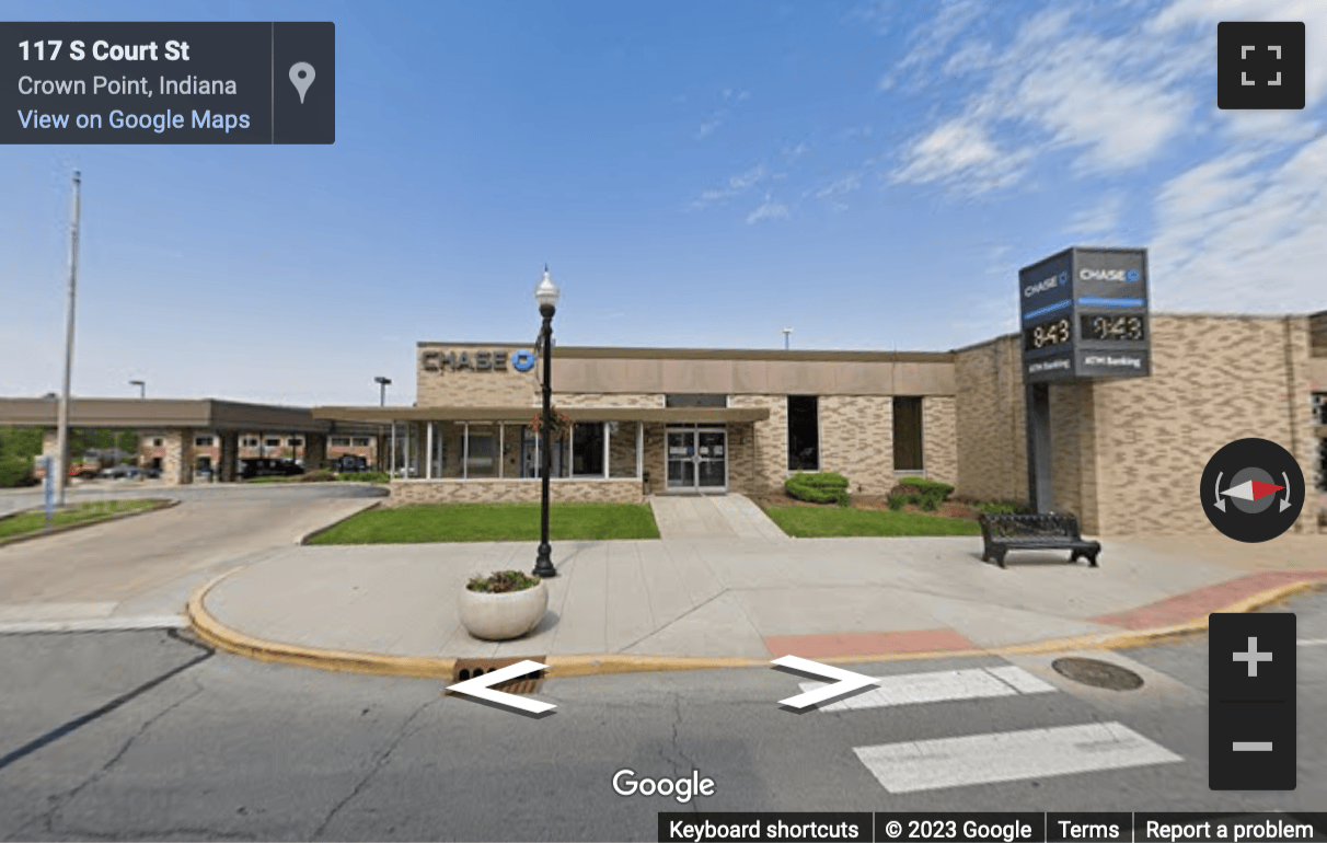 Street View image of 115 South Court Street, Suite E, Crown Point, Indiana