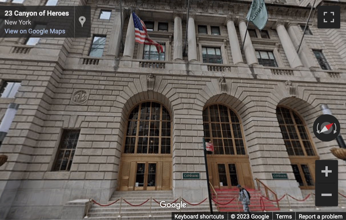 Street View image of 25 Broadway, 10th Floor, New York City