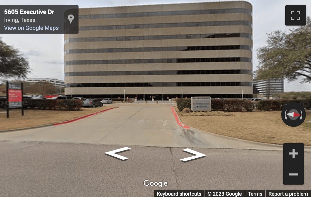 Street View image of 5601 Executive Drive, Irving, Texas