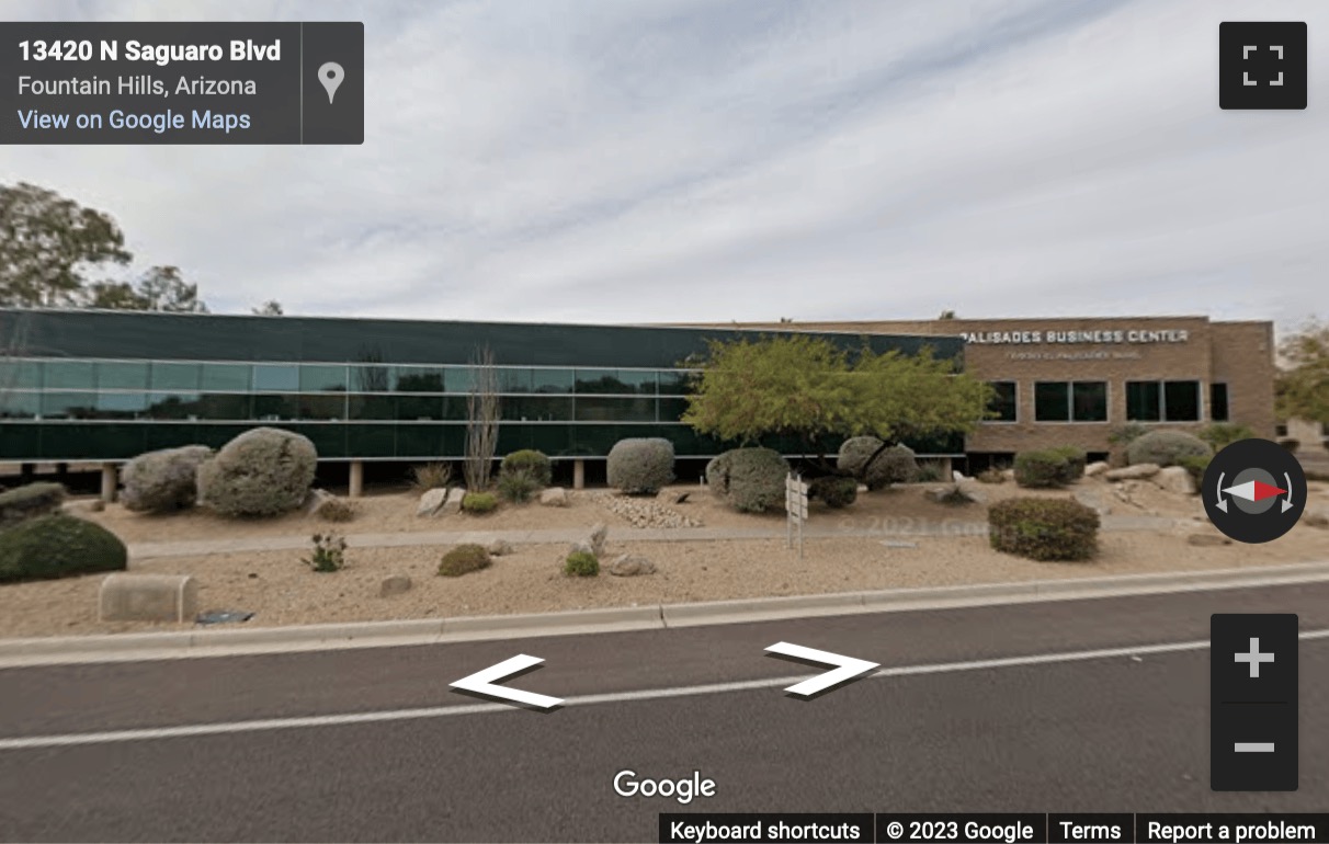 Street View image of 16930 East Palisades Boulevard, Fountain Hills, Arizona