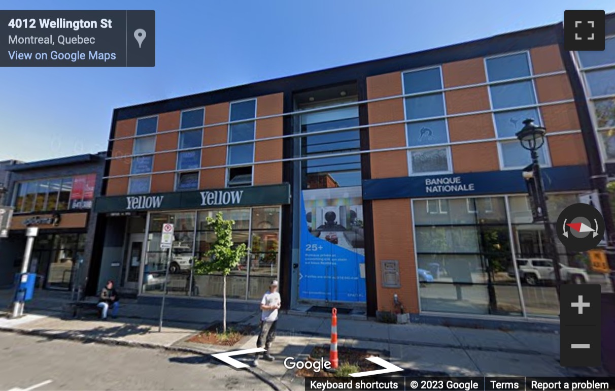 Street View image of 4012 Avenue Wellington, Montreal, Quebec