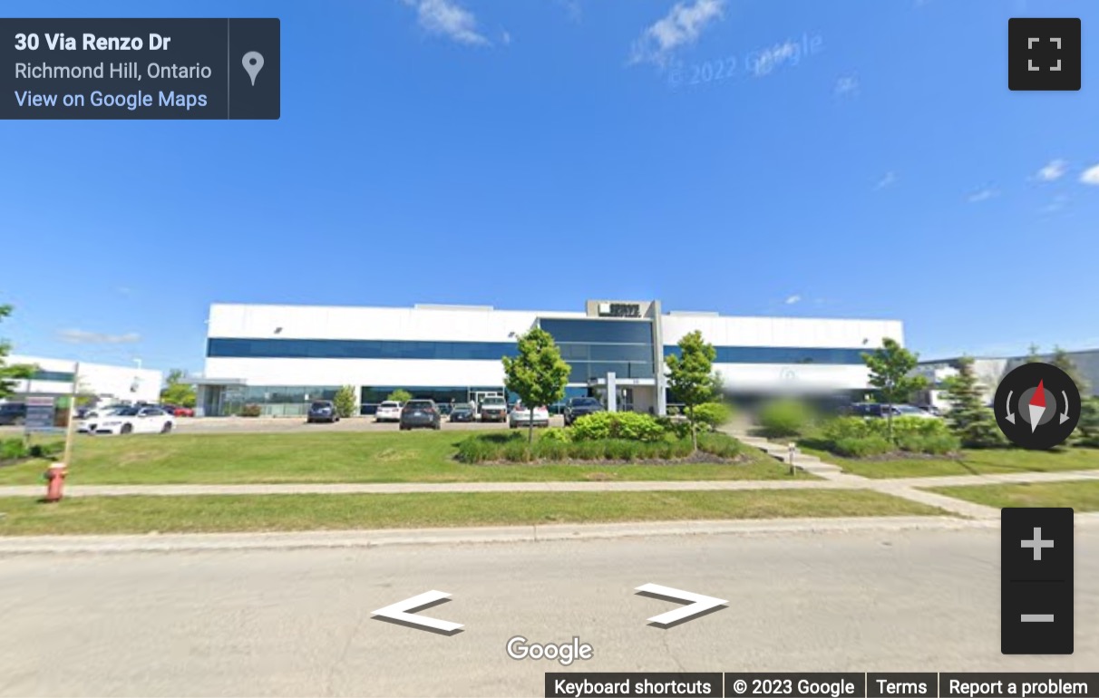 Street View image of 30 Via Renzo Drive, Suite 200, Richmond Hill, Ontario