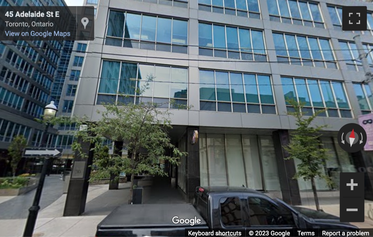 Street View image of 30 Adelaide Street East, 12th Floor, Toronto, Ontario