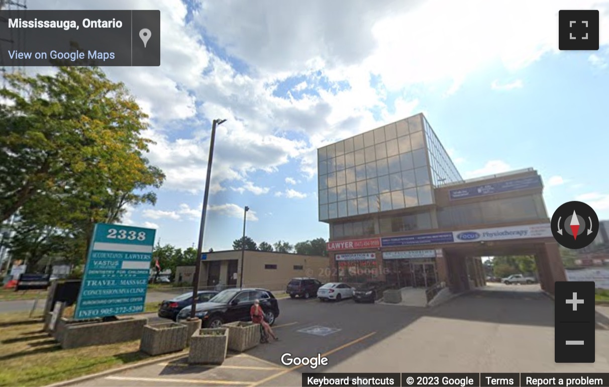 Street View image of 2338 Hurontario Street, Mississauga, Ontario