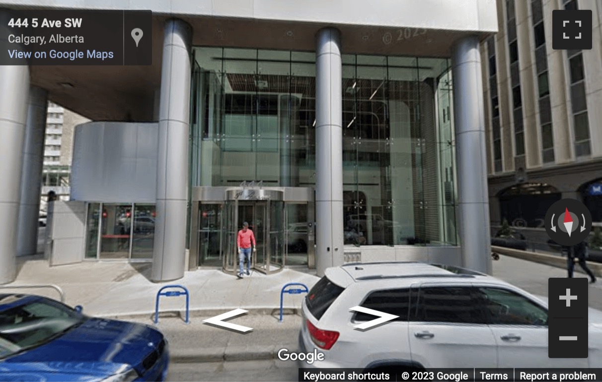 Street View image of 444 5 Avenue Southwest, Calgary