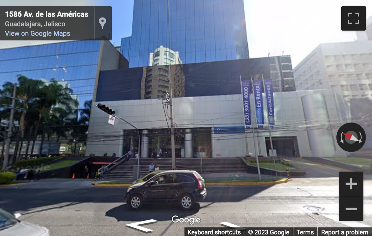 Street View image of Avenida de las Américas No. 1586, Country Club, Guadalajara