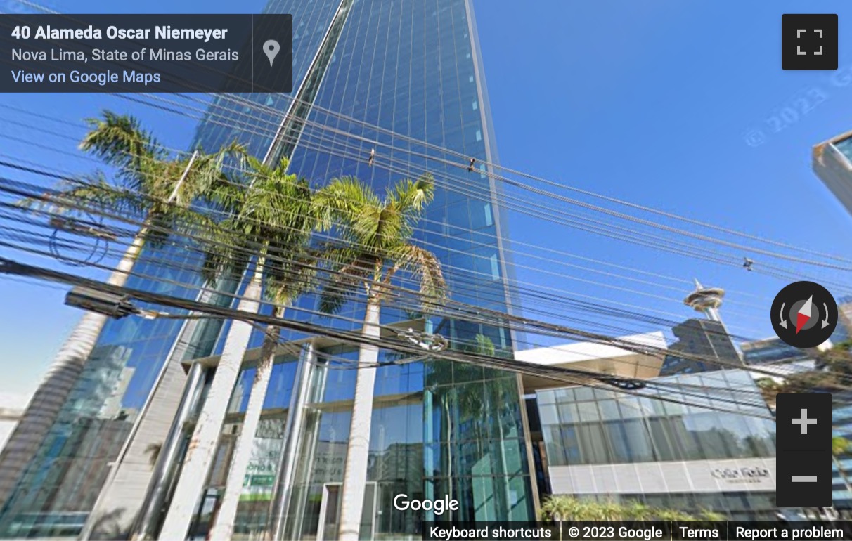 Street View image of Alameda Oscar Niemeyer 132, Concordia Corporate, Vale do Sereno, Nova Lima