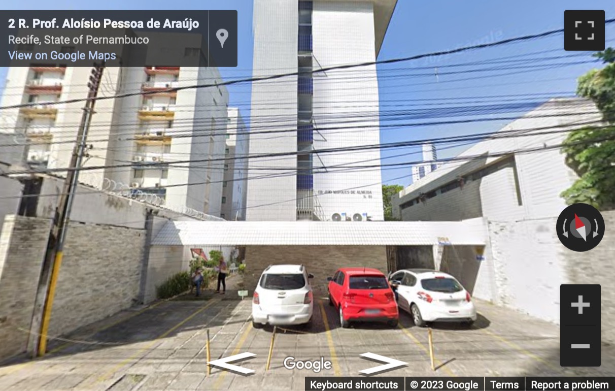 Street View image of Rua Professor Aloísio Pessoa de Araújo 75, Pernambuco, Hub Plural Boa Viagem III, Recife