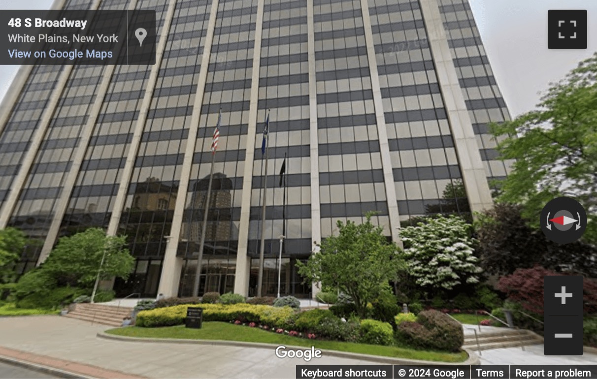 Street View image of 44 South Broadway, 1st Floor, White Plains, New York