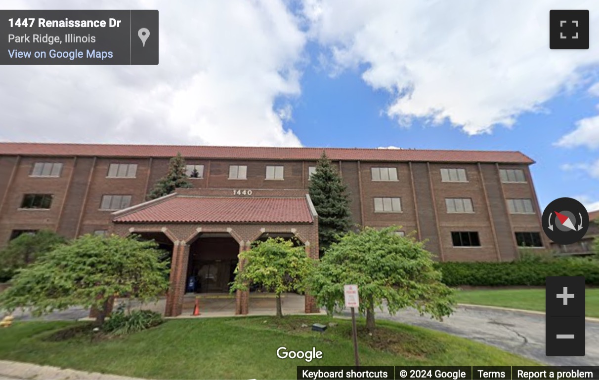 Street View image of 1440 Renaissance Drive, Park Ridge, Illinois