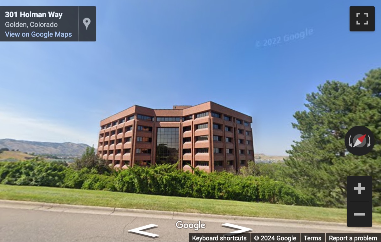 Street View image of 350 Indiana Street, 5th Floor, Golden, Colorado