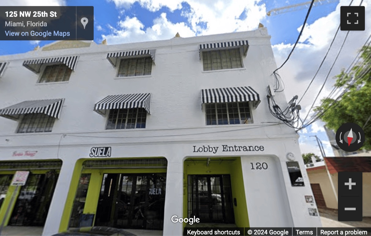 Street View image of 114 Northwest 25th Street, 1st Floor, Miami, Florida