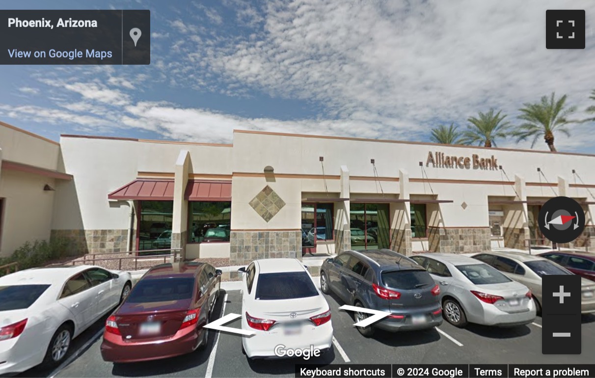 Street View image of 2701 East Camelback Road, 1st Floor, Phoenix, Arizona