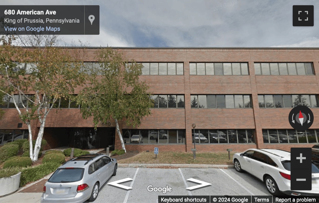 Street View image of 680 American Avenue, 3rd Floor, King of Prussia, Pennsylvania