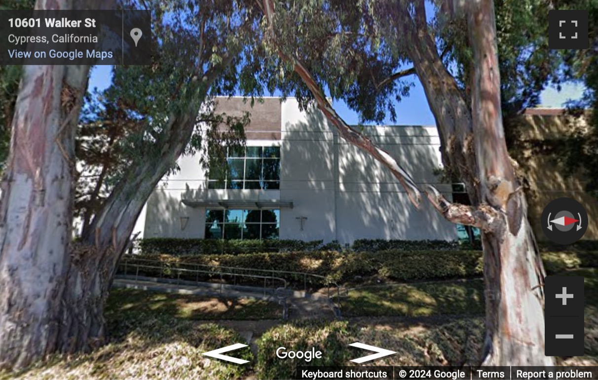 Street View image of 10601 Walker Street, 1st Floor, Cypress, California