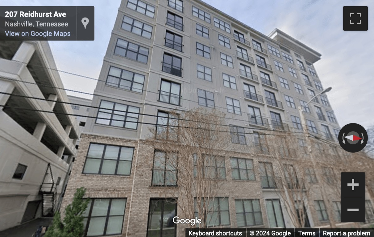 Street View image of 205 Reidhurst Avenue, 1st Floor, Parkview Towers, Nashville, Tennessee